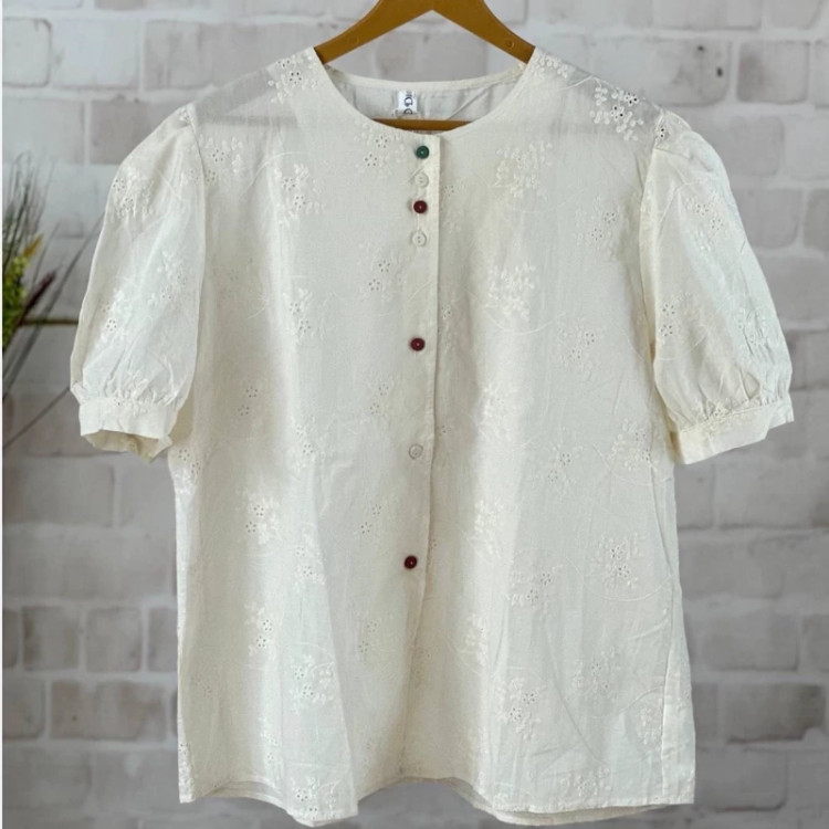 شومیز زنانه خامه دوزی L-xL-xxL