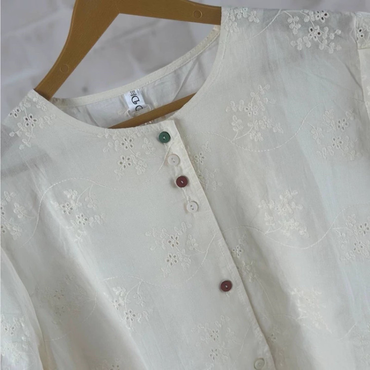 شومیز زنانه خامه دوزی L-xL-xxL