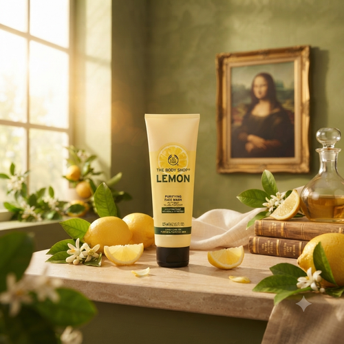 ژل شستشوی لیموی بادی شاپ مدل Lemon حجم 125 میل کوچک کننده منافذ