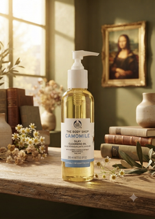 روغن پاککننده آرایش بابونه بادی شاپ مدل Camomile Silky Cleansing Oil