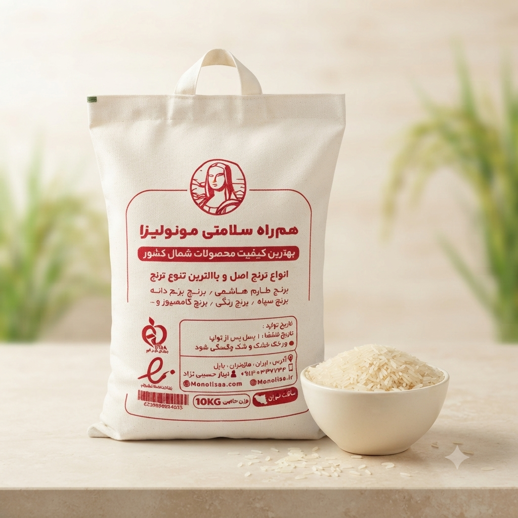 برنج نیم دانه طارم هاشمی با کیفیت درجه یک
