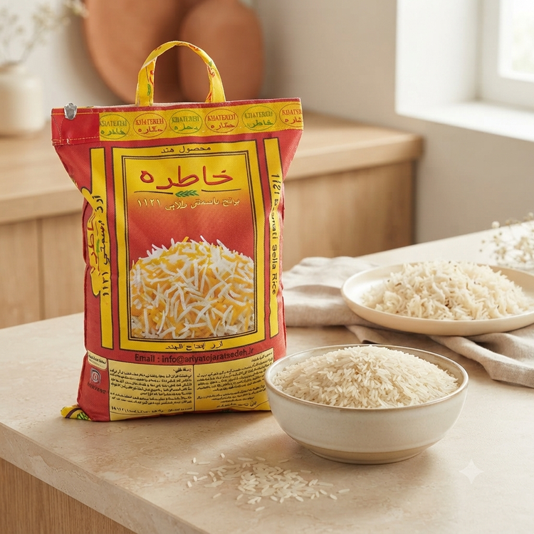 برنج هندی خاطره دانه بلند اصلی